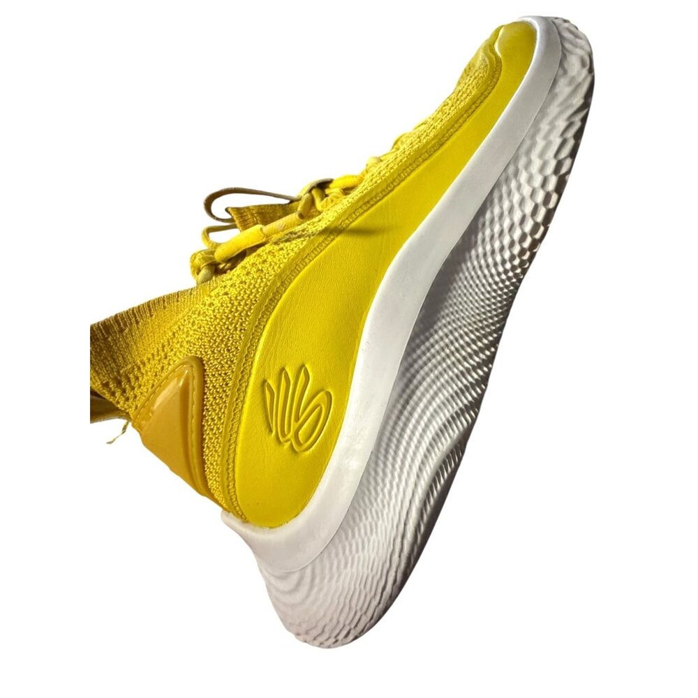 Under Armour Boy's Curry Flow 9 Golden Yellow Basketball Shoes Sz‎ 6.5